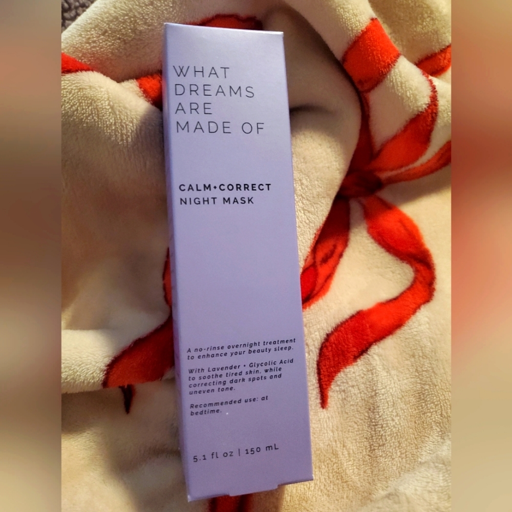 Sun & Moon What Dreams Are Made Of Lavender Calming Night Mask 5.1 Oz Cosmetic